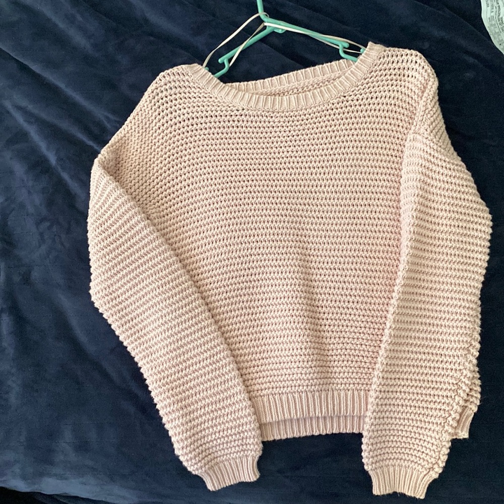 Worn once not totally see through is meant to be layered on top of another shirt
